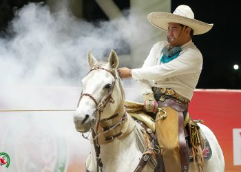Fortuna esquiva en la novena eliminatoria del Nacional Charro 2025