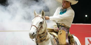 Fortuna esquiva en la novena eliminatoria del Nacional Charro 2025