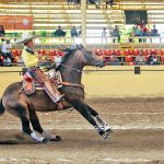 Soberbia cala de caballo ejecutó Alfredo Quezada Quezada por el equipo de Jalisco, obteniendo 44 puntos