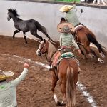 Andrés Mora Estrada aseguró la victoria en la final con sus manganas a caballo