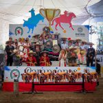 Premiación a las escaramuzas que ocuparon los tres primeros lugares categoría Infantil “A”