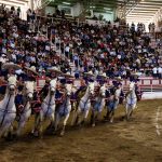 Emotiva participación de la escaramuza Soles del Desierto ante un esplendoroso Lienzo Monumental de Zacatecas