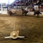 Manuel Lepe cuajó una mangana a pie con tirón del ahorcado para Puente de Camotlán