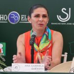 Ana Gabriela Guevara, directora general de CONADE, encabezó la presentación del programa del Festival Deportivo Ecuestre