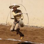 Gabriel Muñoz Ledo Sánchez acertó dos manganas a pie para la cuenta de Apaseo El Grande