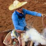 David González de Rancho El Pitayo perfumó dos veces la manga del lienzo con sendos piales