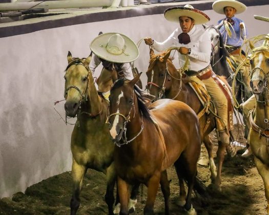 Íker Sotomayor ejecutando el paso de la muerte de 19 puntos para Rancho El Bayo