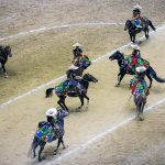 La escaramuza Charra de Chiapas con una soberbia actuación para sus 306.00 puntos que les mantiene en zona de clasificación