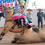 Rancho El Herradero se puso al frente de la eliminatoria de las escaramuzas recién en la primera charreada del viernes