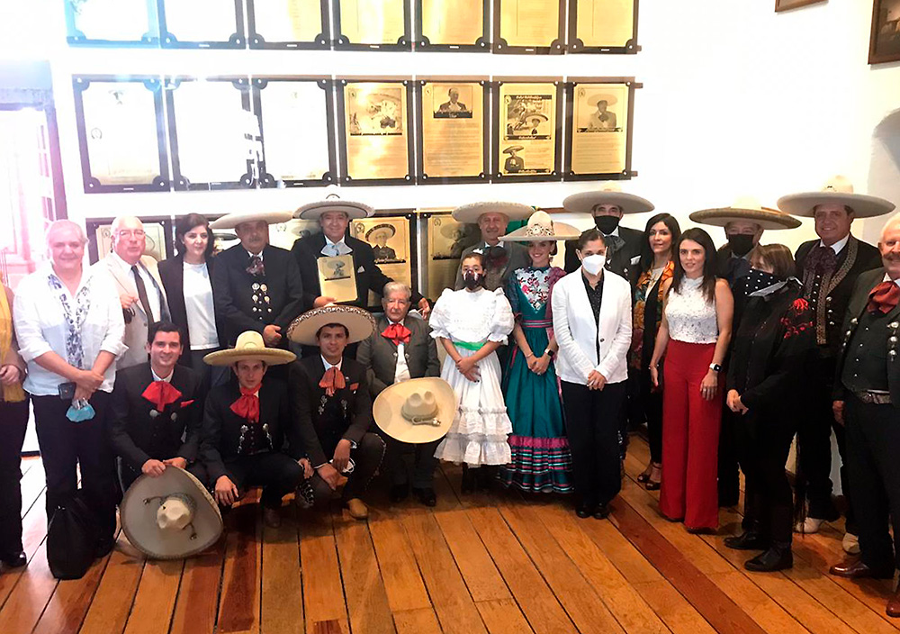El homenajeado, Don Jesús Muñoz Ledo Cabrera, asistió acompañado de la mayoría de sus hijos y nietos