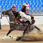 Fernanda Reyes González ejecutó la primera punta de Coronelas de Chihuahua