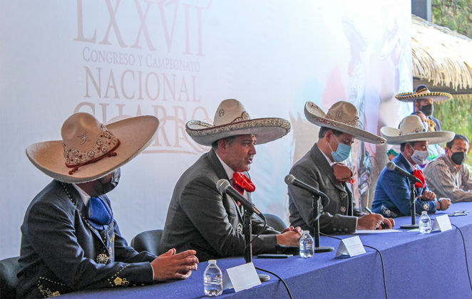 En rueda de prensa este domingo se presentaron los avances del Campeonato Nacional Charro Aguascalientes 2021