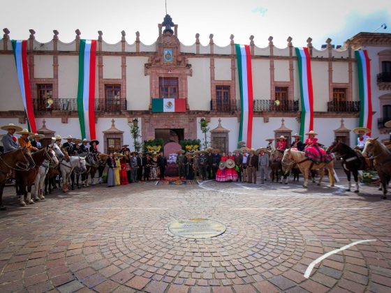 La charrería zacatecana unida para la celebración de la fiesta grande del deporte nacional